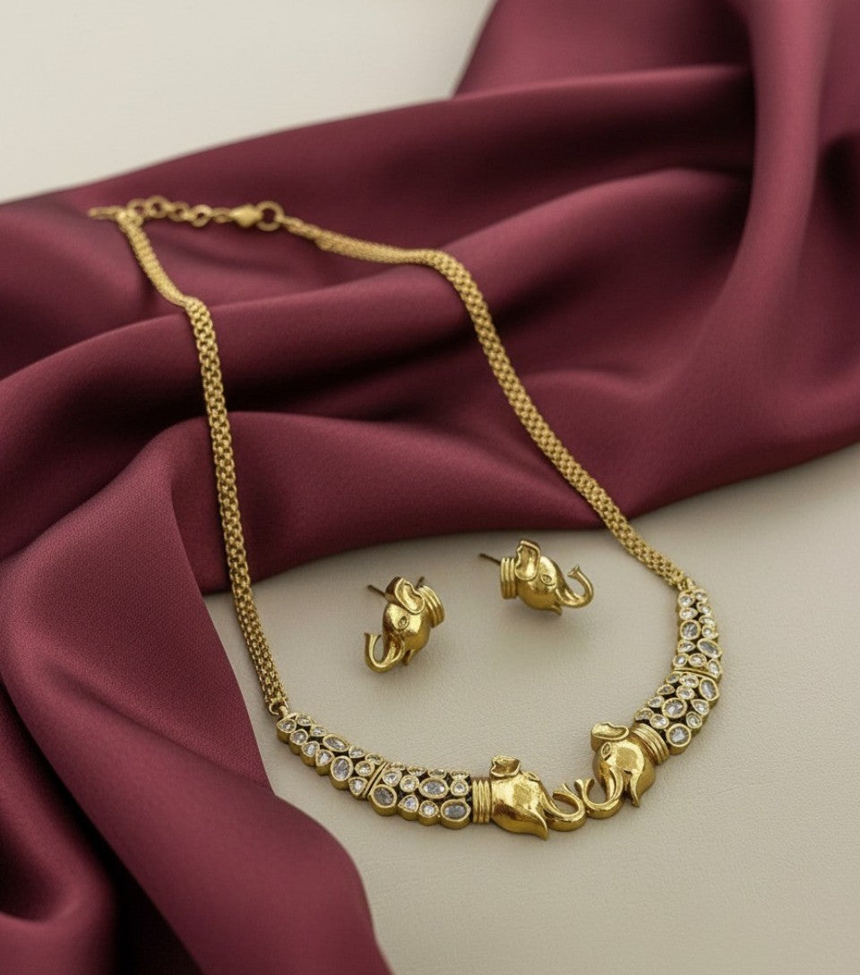 Elephant Heritage Necklace Set